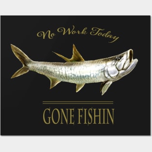 Gold Tarpon Posters and Art